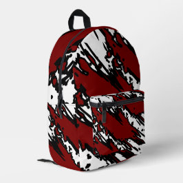 Para Amantes de Tendências – Mochila Abstrata Verm