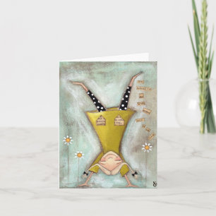 Para Baixo - Cartão de Nota