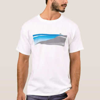 Para baixo montanha do monte que Biking a camisa