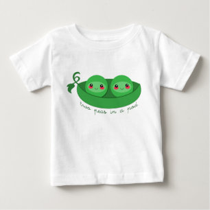 Para Bebê 2 ERVILHAS em uma VAGINHA - camiseta