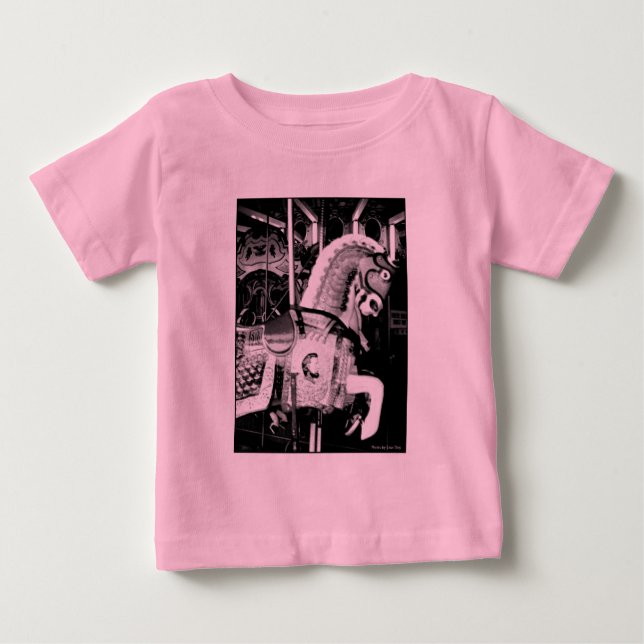 Para Bebê A camiseta de Toddler do "Cavalo Rei" (Frente)