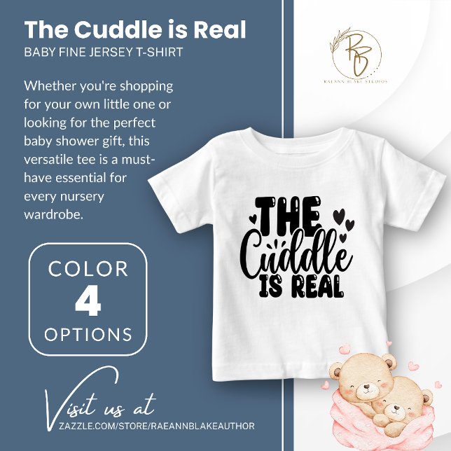 Para Bebê A charada é a camiseta do Real Baby Fine Jersey (Criador carregado)