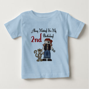 Para Bebê Ahoy camiseta e presentes amigos do segundo