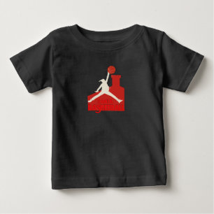 Para Bebê AIR PAPAI NOEL – Camiseta engraçada de basquete de