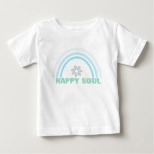 Para Bebê Alma feliz, camiseta fina.