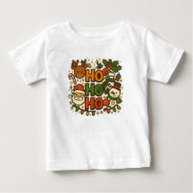 AMITA | HO HO HO Camiseta de Equipe de Férias