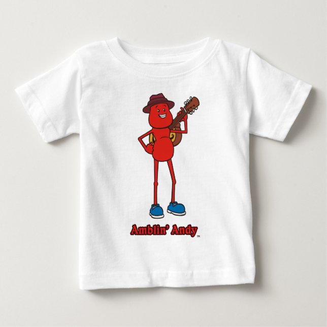 Para Bebê Andy Toddler - Camiseta de Leve Longa (Frente)