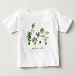 Para Bebê Apenas Mais Uma Camiseta De Planta, Amante de plan