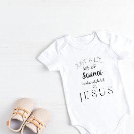 Para Bebê Apenas um pouco de Science Baby Outfit Baby Body