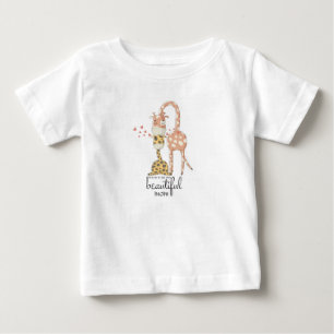 Para Bebê Aqui Está A Minha Adorável Camiseta De Crianças -