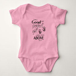 PARA BEBÊ BABY ANGEL BODY SUIT- JAMES 1:17