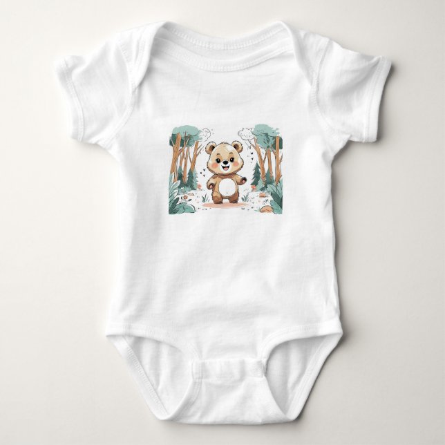 Para Bebê baby bear body  (Frente)