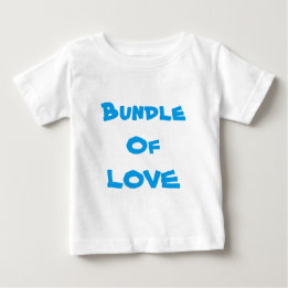 Para Bebê BABY T-SHIRTS Camiseta "Bundle Of Love"