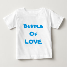 Para Bebê BABY T-SHIRTS Camiseta "Bundle Of Love"