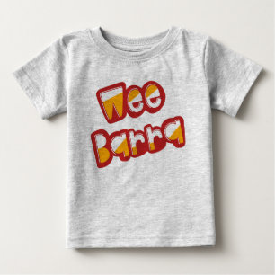 Para Bebê Barra pequenino, camiseta escocesa do dialecto,
