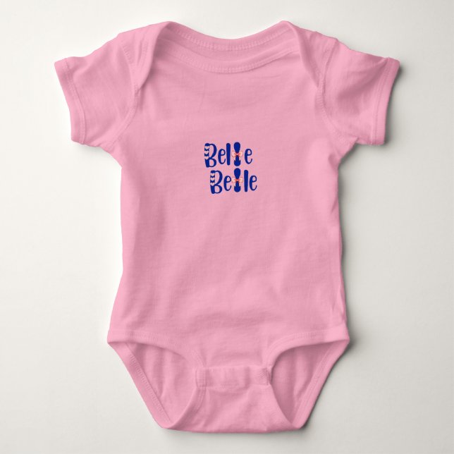 Para Bebê Belle Belle (bonito bonito) body suit (Frente)