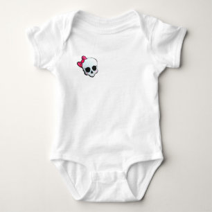 Para Bebê Body básico caveira