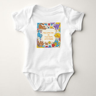 Para Bebê Body Bébé Chat – "Meow Means I Love You