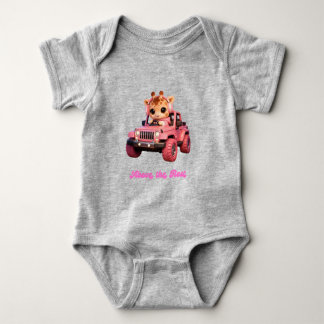 Para Bebê Body bébé girafe en jeep rose – Keeping the Peace