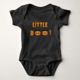 Para Bebê Body Bébé Halloween – Little BOO Noir Kawaii