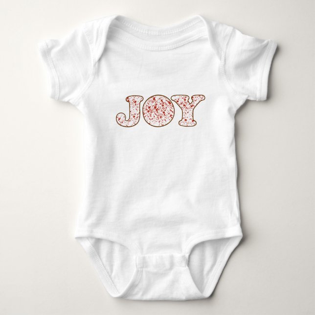 Para Bebê Body Bodysuit de Alegria (Frente)