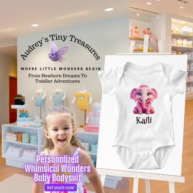Para Bebê Body Bodysuit Personalizado de Maravilhas Capricho (Criador carregado)
