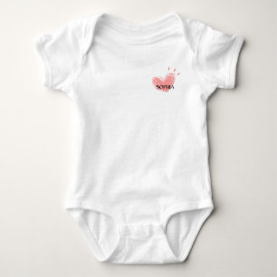 Para Bebê Body Bodysuit Sophia Heart