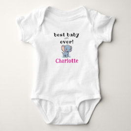 Para Bebê Body completo com slogan engraçado e nome, melhor 