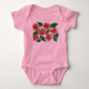 Para Bebê Body de Flores