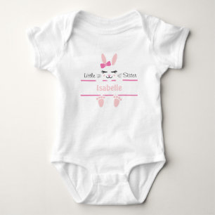 Para Bebê Body de Irmãozinho ou Irmãzinha Minimal