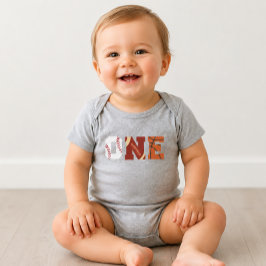Para Bebê Body de Primeiro Aniversário All-Star