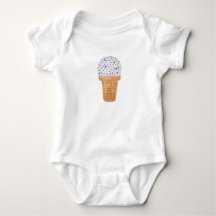 Body de Sorvete Americano | Estilo 4 de Julho