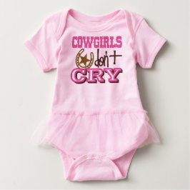 Para Bebê Body de Tule "Cowgirl da Mamãe"
