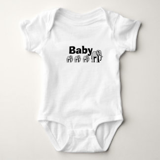 Para Bebê Body éléphant double face personnalisable