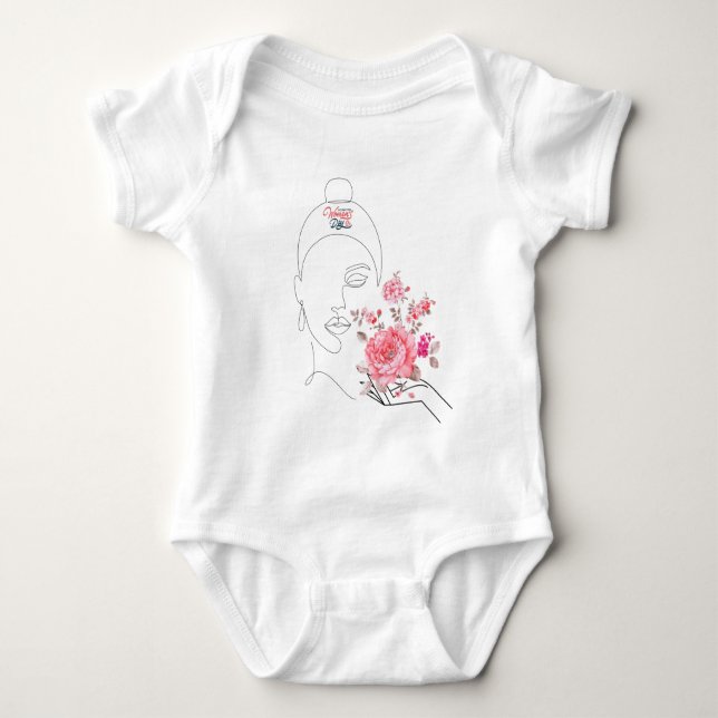 Para Bebê Body feminine (Frente)