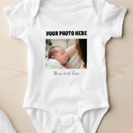 Para Bebê Body for children with photo and customized text