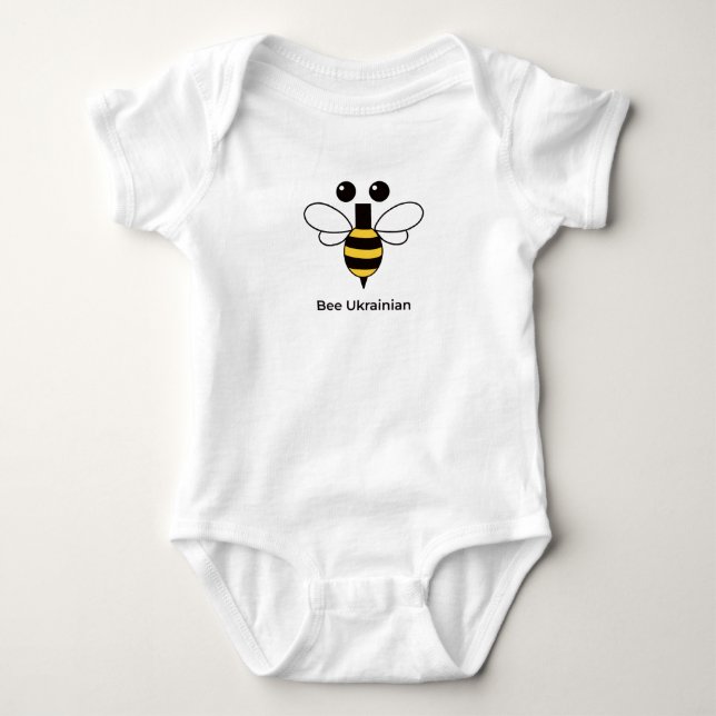 Para Bebê Body Infantil Abelha Ucraniana Fofa (Frente)