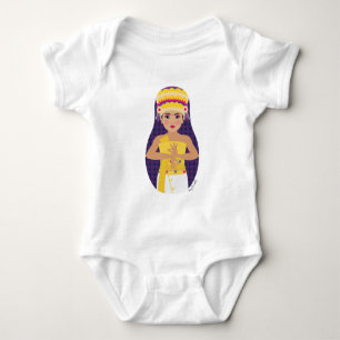 Para Bebê Body Infantil Bailarina Balinesa Matryoshka