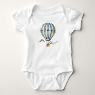 Para Bebê Body Infantil Balão de Ar Quente Vintage – Caprich