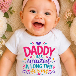 Para Bebê Body Infantil Colorido O Papai Esperou