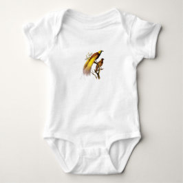 Para Bebê Body Infantil com Desenho de Pássaros