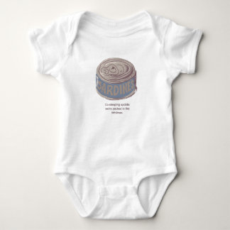 Para Bebê Body Infantil de Uma Peça Sardinhas Fofas