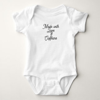 Para Bebê Body Infantil Divertido - Feito com Amor e Cafeína