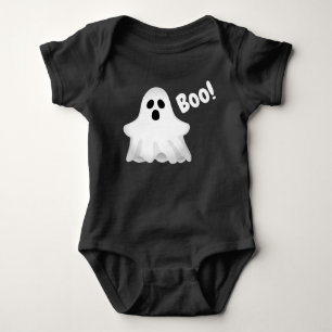 Para Bebê Body Infantil Fantasma de Halloween Boo