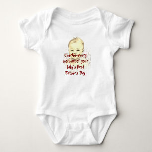 Para Bebê Body Infantil Feliz Primeiro Dia dos Pais
