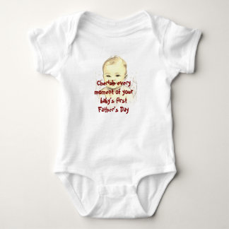 Para Bebê Body Infantil Feliz Primeiro Dia dos Pais