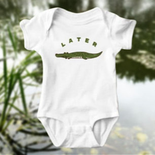 Para Bebê Body Infantil Later Alligator Baby – Divertido e F