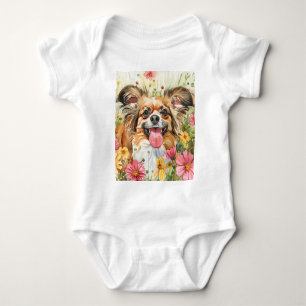 Para Bebê Body Infantil Papillon – Aquarela