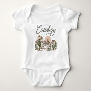 Para Bebê Body Infantil Pequeno Cowboy do Oeste