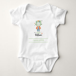 Para Bebê Body Infantil Personalizado Menino Zumbi Feliz no